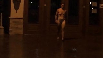 Camille loves walking naked in public